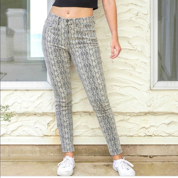 Blank NYC Snakeprint the bond Jean - Picture 1 of 5